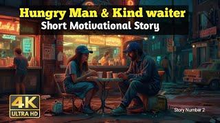 Hungry Man and kind Waiter Motivational Story #emotional #StoryWisdom #trending #viralvideo