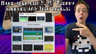 #173 Make your own C64 5.25'' Floppy Disk Sleeves and Labels with this nice Tool!