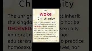 Woke Christianity Is Broke Christianity! 1 Corinthians 6:9-10 #christianshorts