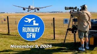 LIVE from DFW Airport it's Runway DFW - 11/9/24