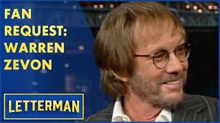 Warren Zevon's Final "Late Show" Appearance | Letterman
