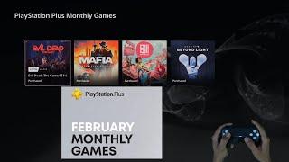 Claiming Feb 2023 PS Plus Monthly Free Games for PS5 & PS4