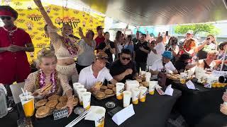 $1500 CASH PRIZE BURGER EATING CONTEST at Oh My Grill in Hawaii!! #RainaisCrazy
