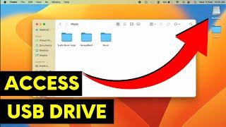 How To Access USB Drive in Macbook Air/  Pro or iMac