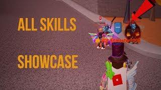 All Skills Showcase Super Power Training Simulator Roblox