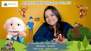 Story Time in Puppet Land: The Monkey & The Cap Seller | Fun Story | Moral Stories Devika & Shrey