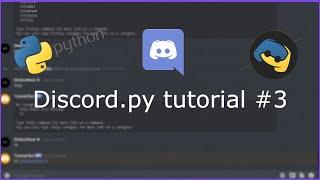 Discord.py tutorial #3 || Help command and say command