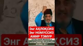 Турклар нэга АМИР ТЭМУРНИ ёмон кўради?