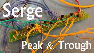 Testing Serge Peak & Trough Modular Synth Circuit