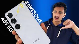 Samsung Galaxy A55 5G Review & FLAGSHIP DEVICE ?  Exynos 1480, IP67, OIS & More