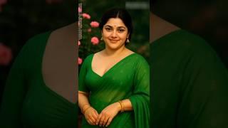 Bumbai ki Ranu/ AI Pixel/ indian Model Jhaka Naka/ Green Saree #ai #love #saree #shorts #indian
