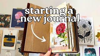 How I start a new junk journal 