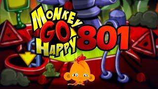 Игра "Счастливая Обезьянка 801" (Monkey GO Happy 801) - прохождение