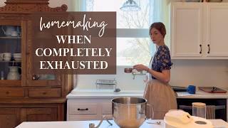 I am tired. Homemaking Encouragement for Exhaustion