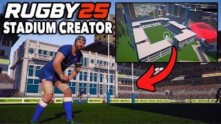 RUGBY 25 STADIUM CREATOR - How Good Is It? Building and Playing in my OWN Stadium - Early Access 6