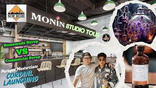 Monin Studio Tour, Delhi II Paragon Cordial Launching India || Homemade vs commercial syrup || M.M.