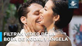 Sale a la luz video inédito de la boda de Ángela Aguilar y Christian Nodal