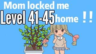 Mom Locked Me Home Day 41 42 43 44 45 Level Android iOS Walkthrough Solution Room Escape Game