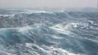 Пиленга2 в шторм. Fish vessel in storm condition. Storm at sea. Big waves.