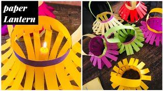 #paper lantern#how to make lantern with paper#easy paper crafts#diycrafts #wallhanging crafts ideas