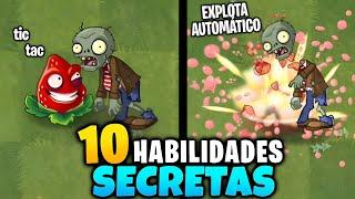 10 HABILIDADES SECRETAS de las PLANTAS que NO CONOCÍAS en PVZ 2 - 2024