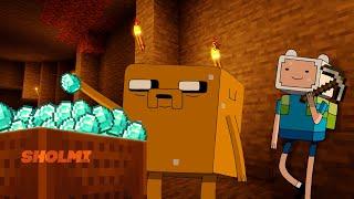 Adventure Time in minecraft! Vanilla no mods!