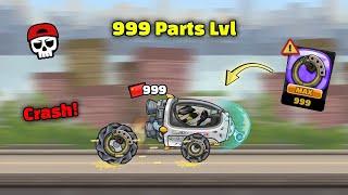 ️ How Vehicles Got Destroyed with Level 999 Tuning Parts in - Hill Climb Racing 2