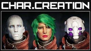 Destiny Character Creation - All Races, Classes and Options | Destiny Gameplay