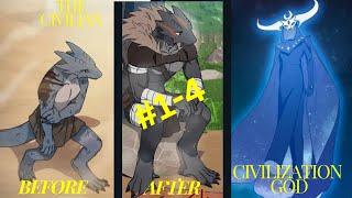 (1-4) He become a god he can EVOLVE any species & Rules an Entire Civilization of Lizardmen-Manhwa