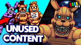 FNAF Into the Pit has A LOT of Unused Graphics | LOST BITS [TetraBitGaming]