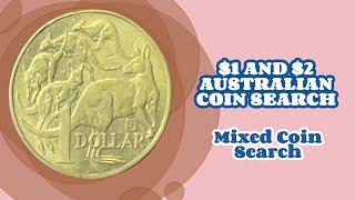 $1 AND $2 AUSTRALIAN COIN SEARCH  | Rare & Valuable (Mixed Coin Search)