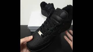 Кроссовки Nike Air Force 1 мужские зимние. Бесплатная отправка по России.