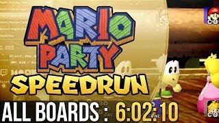 Mario Party All Boards Speedrun in 6:02:10 (Hard)