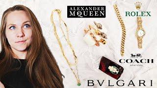 My Jewellery Collection | Is Designer Brand Jewelry Worth the Price? | Bvlgari Coach Rolex & More