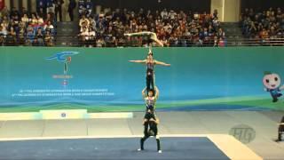 China (CHN) -  2016 Acrobatic Worlds, Putian City (CHN) Balance  Men's Group