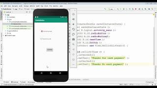 Tutorial 5 :  RadioButton and RadioGroup | Android App Development for Beginners