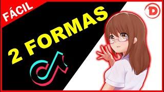 Como tener el FILTRO de ANIME en Tik Tok | 2 FORMAS de OBTENER el efecto de caricatura