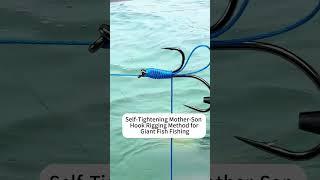 Pressure‑Activated Double‑Hook Rig Knot for Monster Fish #reeffun #fishing #fishingknots #fishhook