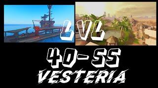 Vesteria from lvl 40-55 (wispering dunes -the pit, tutorial)