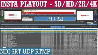 Best Playout Software II Insta Playout Software II Operation Insta Playout Software With Streaming I