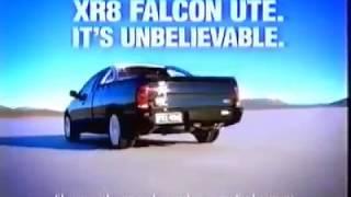 Ford Falcon AU XR8 ute Commercial/AD