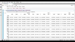 Import Stock Prices in Python using yfinance