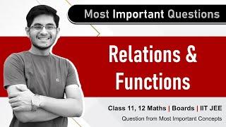 Relations & Functions | Most Important Questions  JEE Main | Prabhat Ranjan