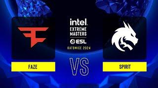 Team Spirit vs. FaZe Clan - Map 1 [Nuke] - IEM Katowice 2024 - Grand Final