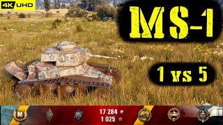 World of Tanks MS-1 Replay - 9 Kills 1K DMG(Patch 1.7.0)