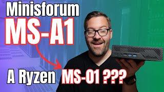 Minisforum MS-A1 Mini PC Review Is it a AMD Ryzen MS-01 Home Server?