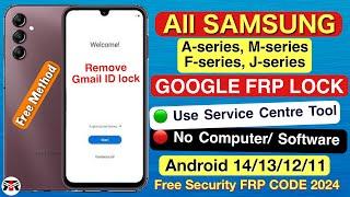 SAMSUNG FRP BYPASS 2024ANDROID 12-13-14 Latest Security 2024️Frp Lock Removal | Frp Unlock