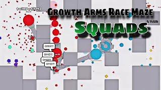 Arras.io Growth Arms Race Maze SQUADS - wrench 15.2M