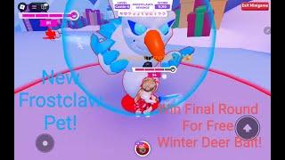 Adopt Me Update New Pets Frostclaw & Great Pyrenees! Winning Frostclaw's Revenge Game For Deer Bait!