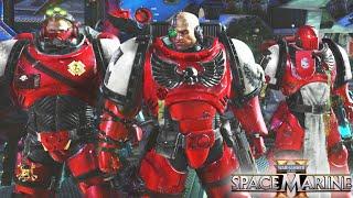 BLOOD RAVENS SQUAD: 3 Space Marines vs TYRANID SWARM - Warhammer 40k: Space Marine 2